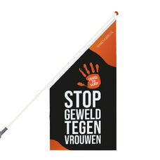 Orange the World Kioskflagge – schwarz
