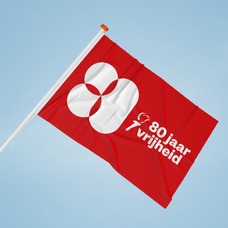 Freiheitsfahne 80 Jahre rot