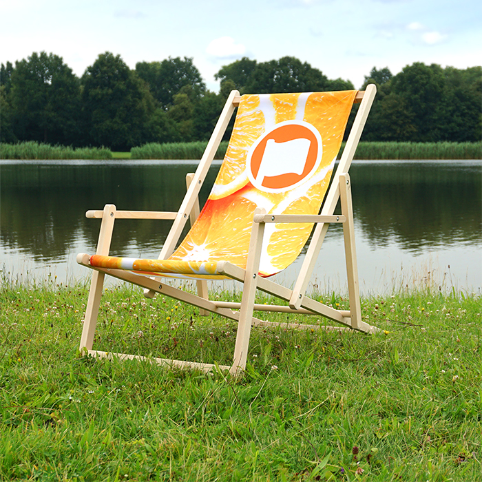 Strandstuhl mit Rückenlehne