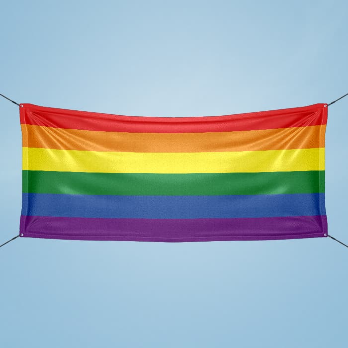 Regenbogenbanner